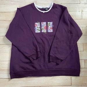 Northcrest/crew neck/purple/26-28W